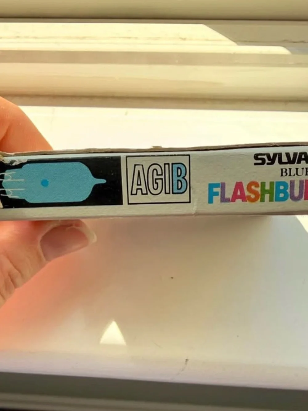 Vintage Sylvania AG1B Blue Dot Flashbulbs - Box of 12